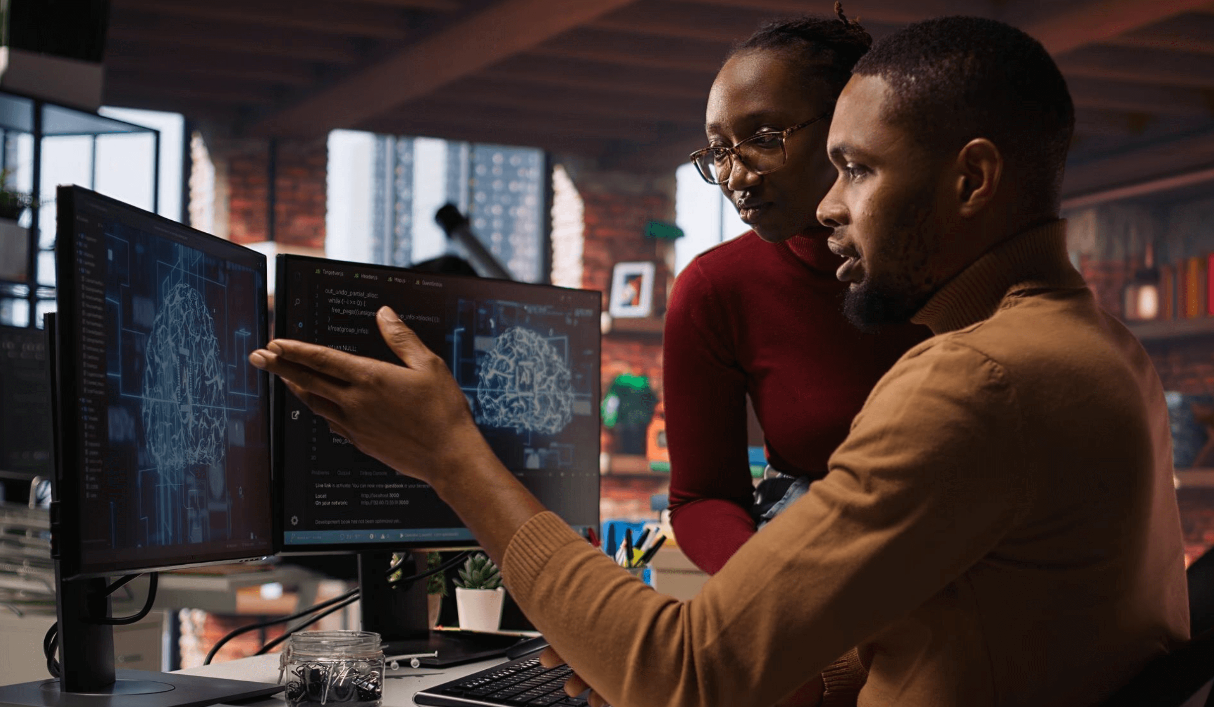Systems integration dashboard with interconnected services