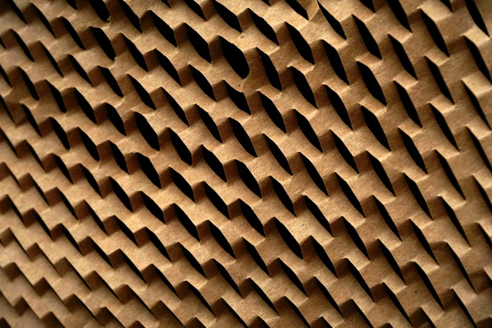 Folded kraft paper from the Brown Paper studio site