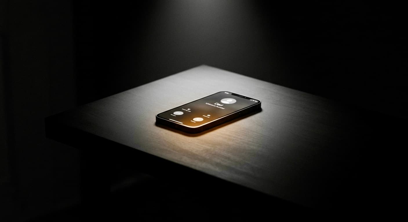 Close-up of a phone interface representing manual, people-heavy workarounds