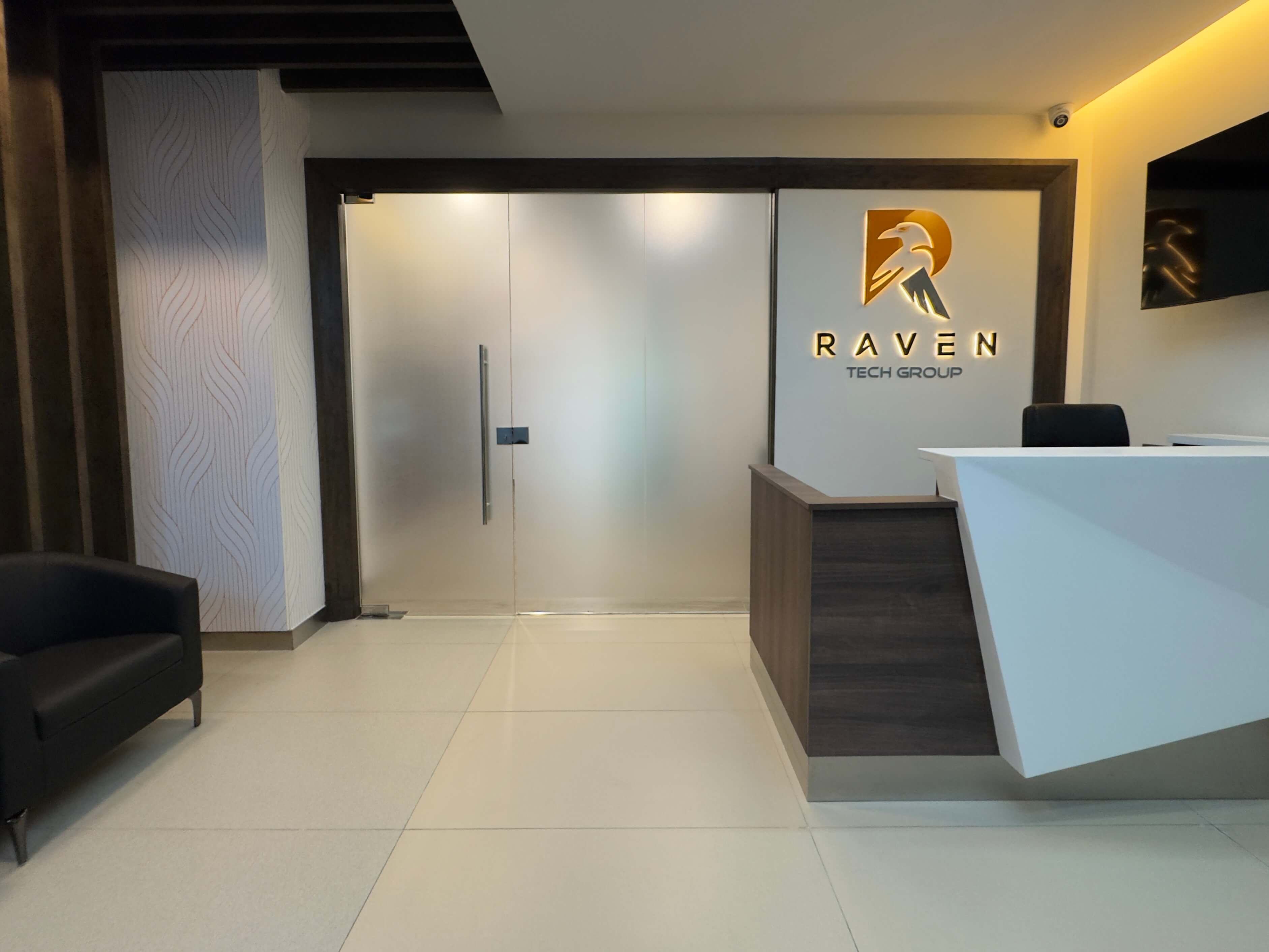 Raven Tech Group studio reception area