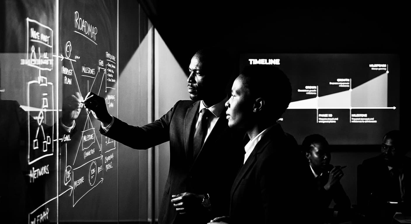 Digital transformation workshop with collaborative teams
