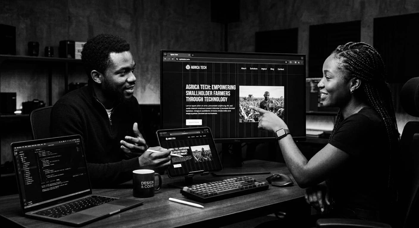 Business leaders collaborating in a modern office